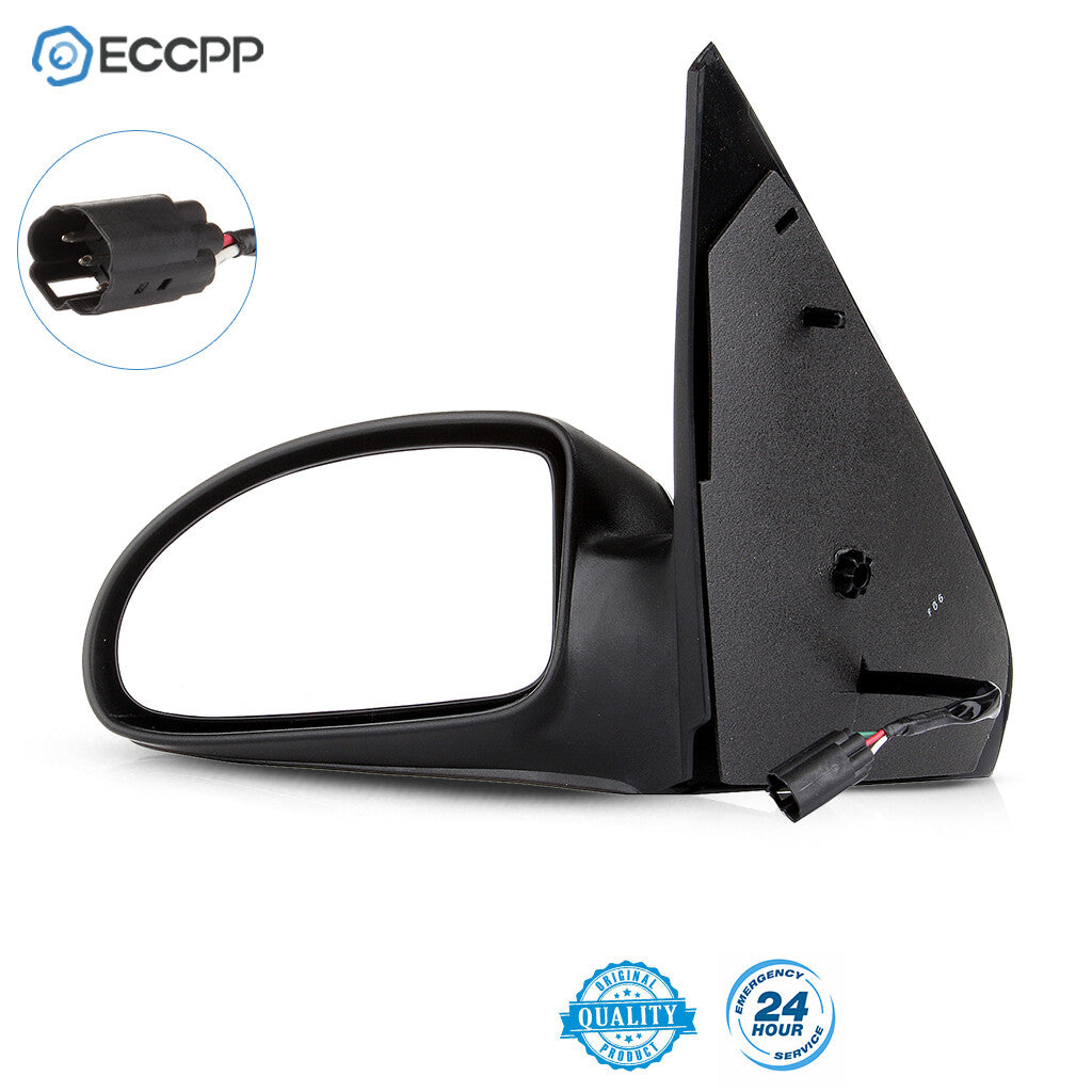 Driver Left Side Power Mirror For 2000-2007 Ford Focus Textured Black 6B93BC-57