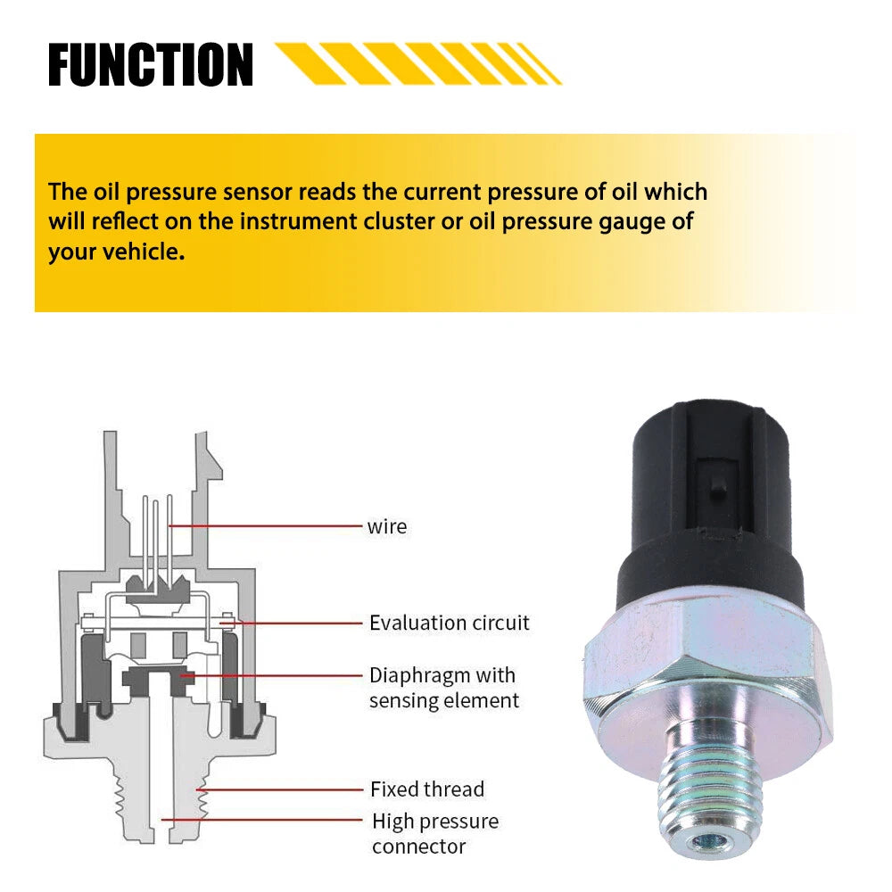 VTEC Oil Pressure Switch Sensor 37250-PNE-G01 For Honda Accord CRV Civic 1S6850 6B93BC-57