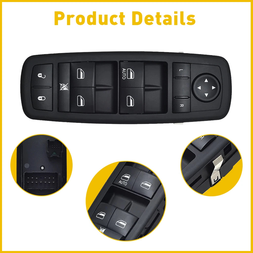 Master Power Window Door Switch Fits Dodge 2011 Journey 2012 2013 2014 2015 2016 6B93BC-57
