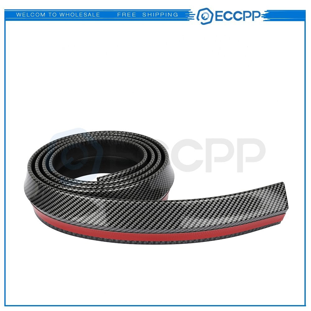 Universal Fitment Black Front Bumper Lip Splitter Spoiler Chin Body Kit 6B93BC-57