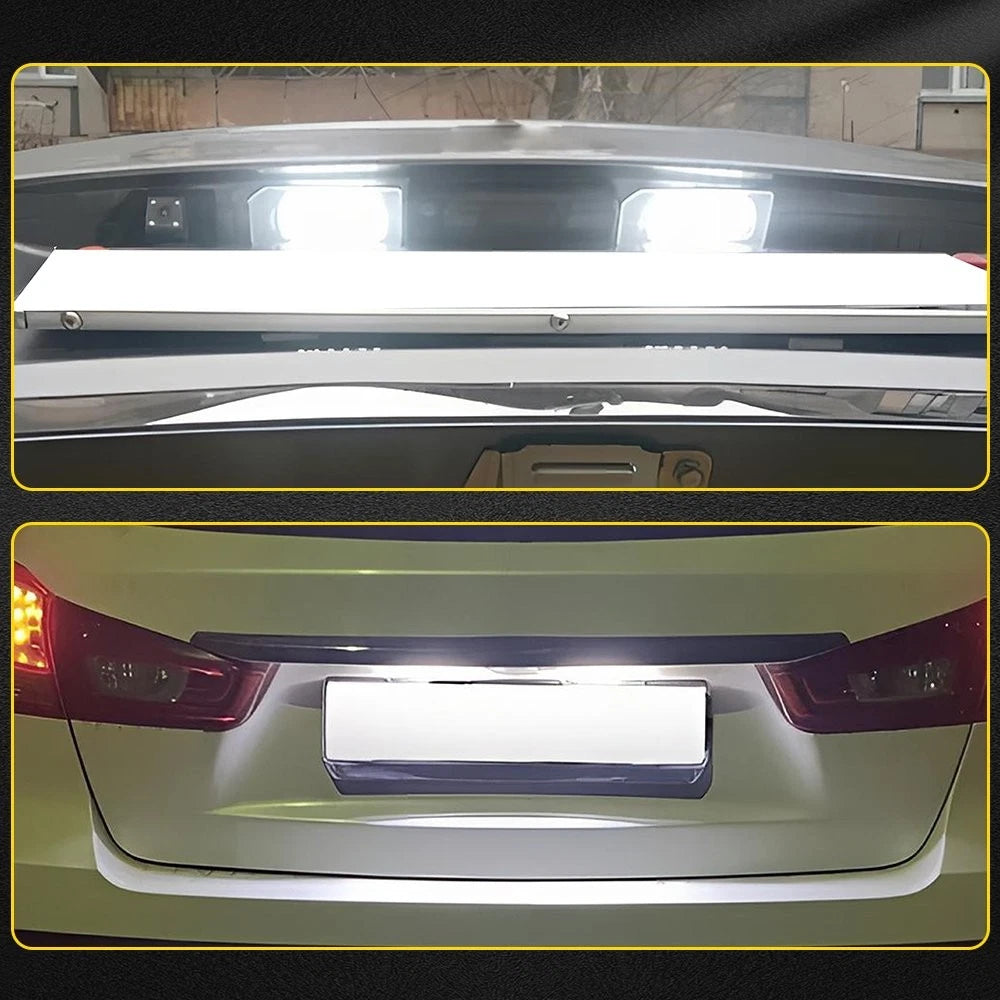 2x LED License Plate Light Lamp White For 11-20 Mitsubishi Outlander Sport ASX A 6B93BC-57