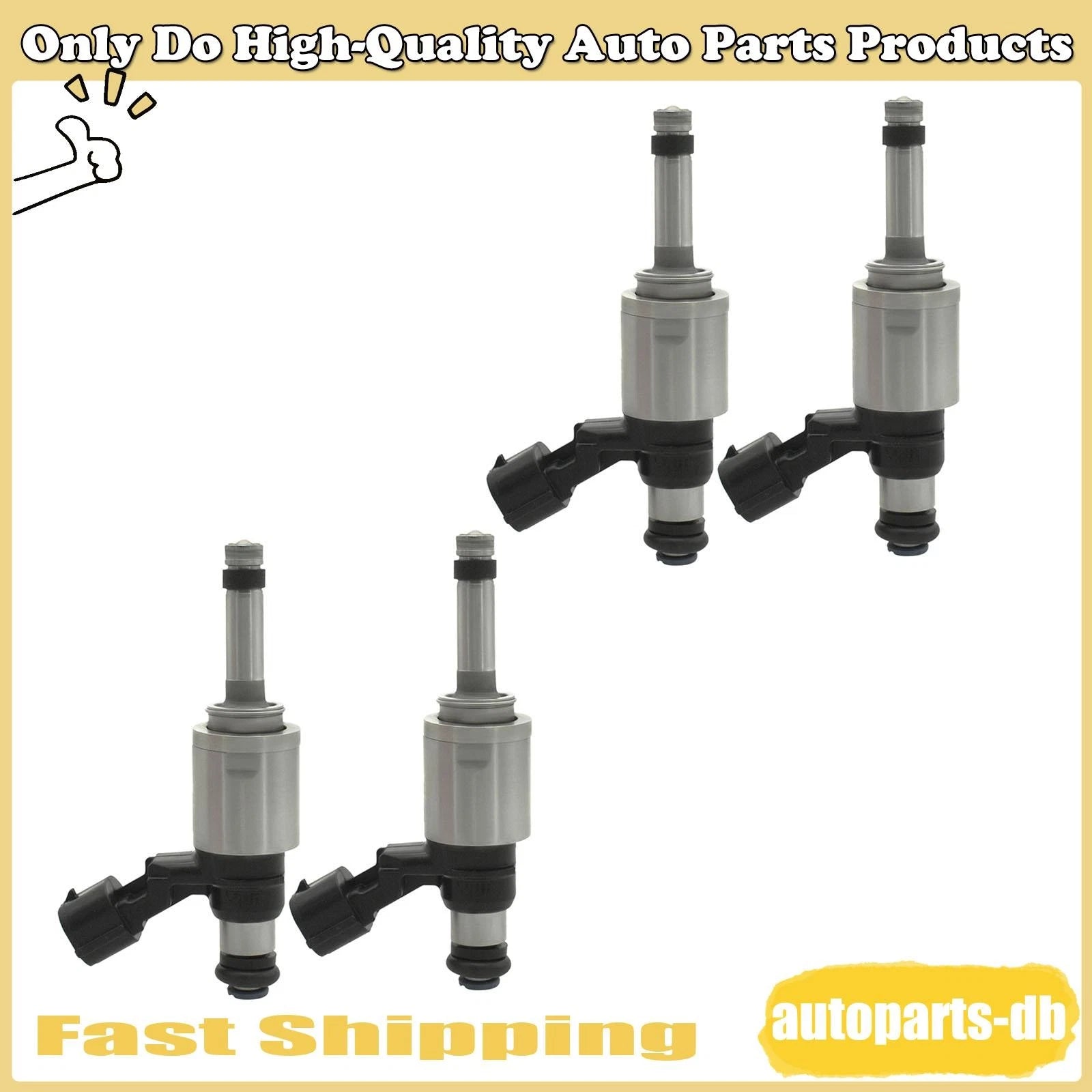 4x Fuel Injector For Dacia Duster Renault Clio Megane NISSAN JUKE 16600-4350R 6B93BC-57