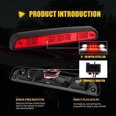 FOR 1992-1997 FORD BRONCO F150 F250 F350 THIRD 3RD TAIL BRAKE LIGHT CARGO LAMP A 6B93BC-57