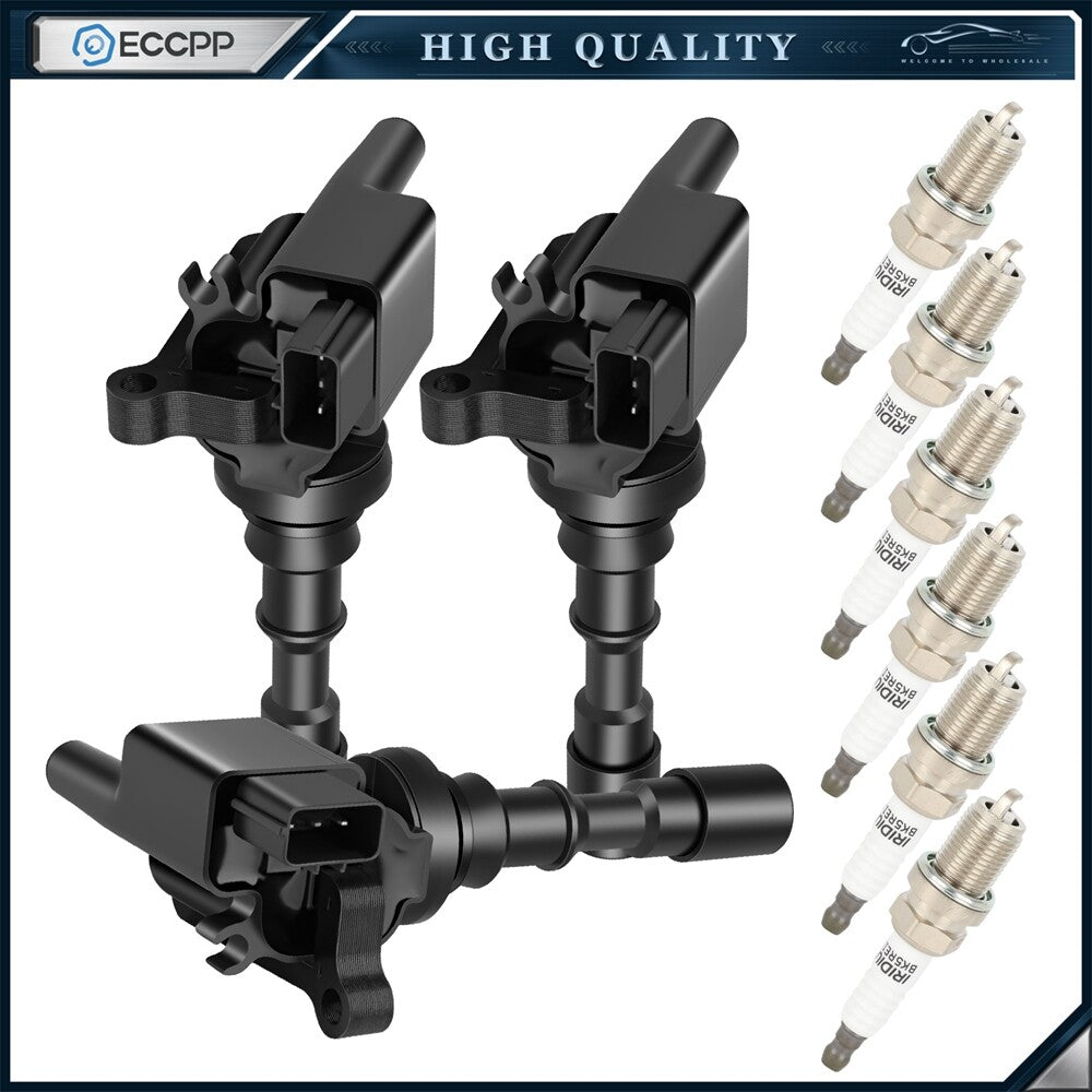ECCPP 3 For 3.5L V6 2003 2004 2005 2006 Kia Sorento Ignition Coil & Spark Plug KOEEP