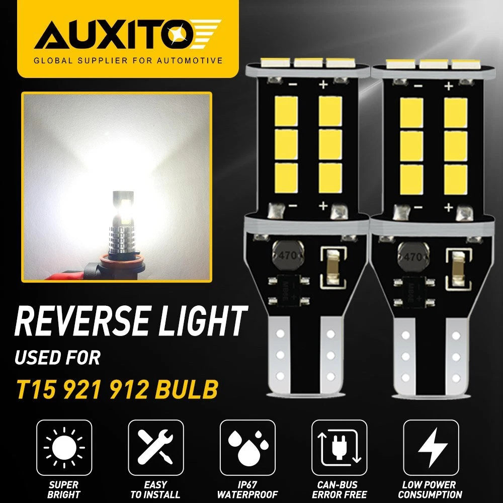 2X T15 W16W LED ERROR FREE 921 912 Car Backup Reverse Light bulbs for Audi A4 A5 6B93BC-57