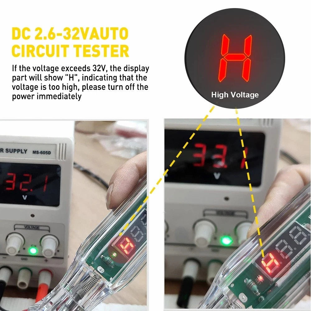 FOR 6V 12V 24V DC VOLTAGE CAR CIRCUIT TESTER PEN AUTO FUSE TEST PROBE LIGHT TOOL 6B93BC-57