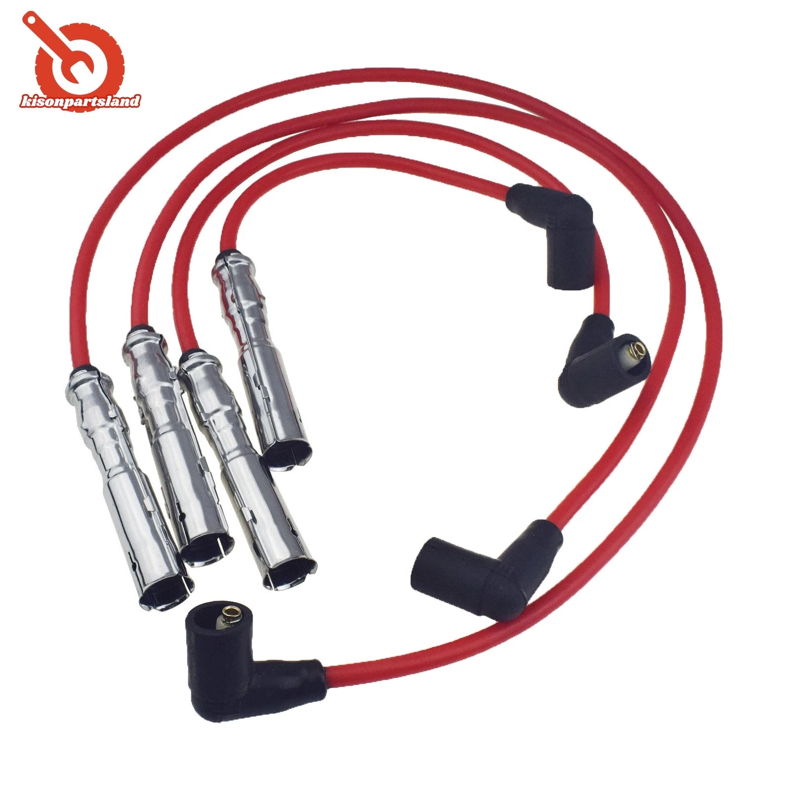 Spark Plug Wire Set For VW Beetle Bora Golf GTI Jetta 2.0L SOHC 27588 144054 6B93BC-57
