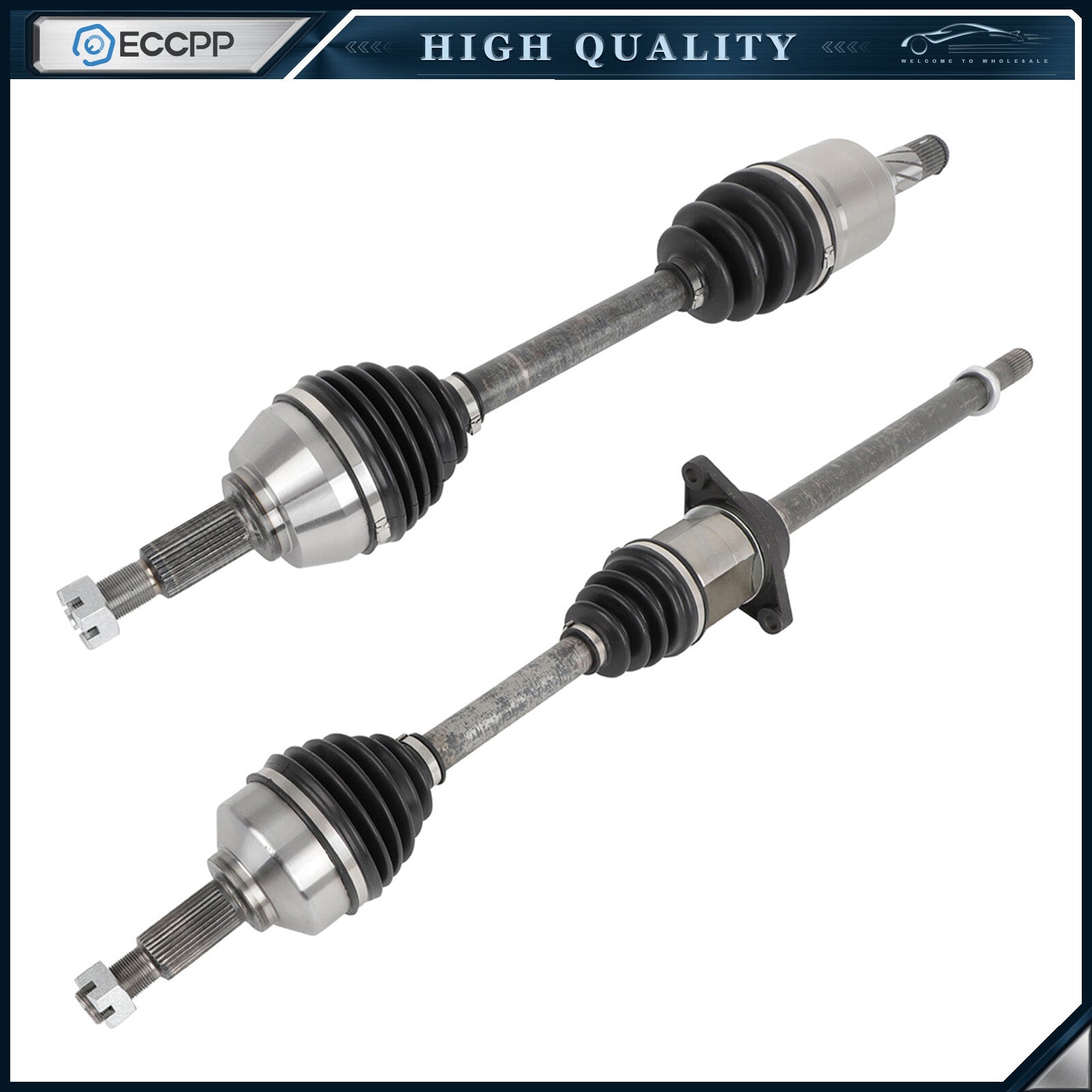 2x Front FWD for Nissan Murano 2009-2014 V6 3.5L Left & Right Side CV Axles 6B93BC-57