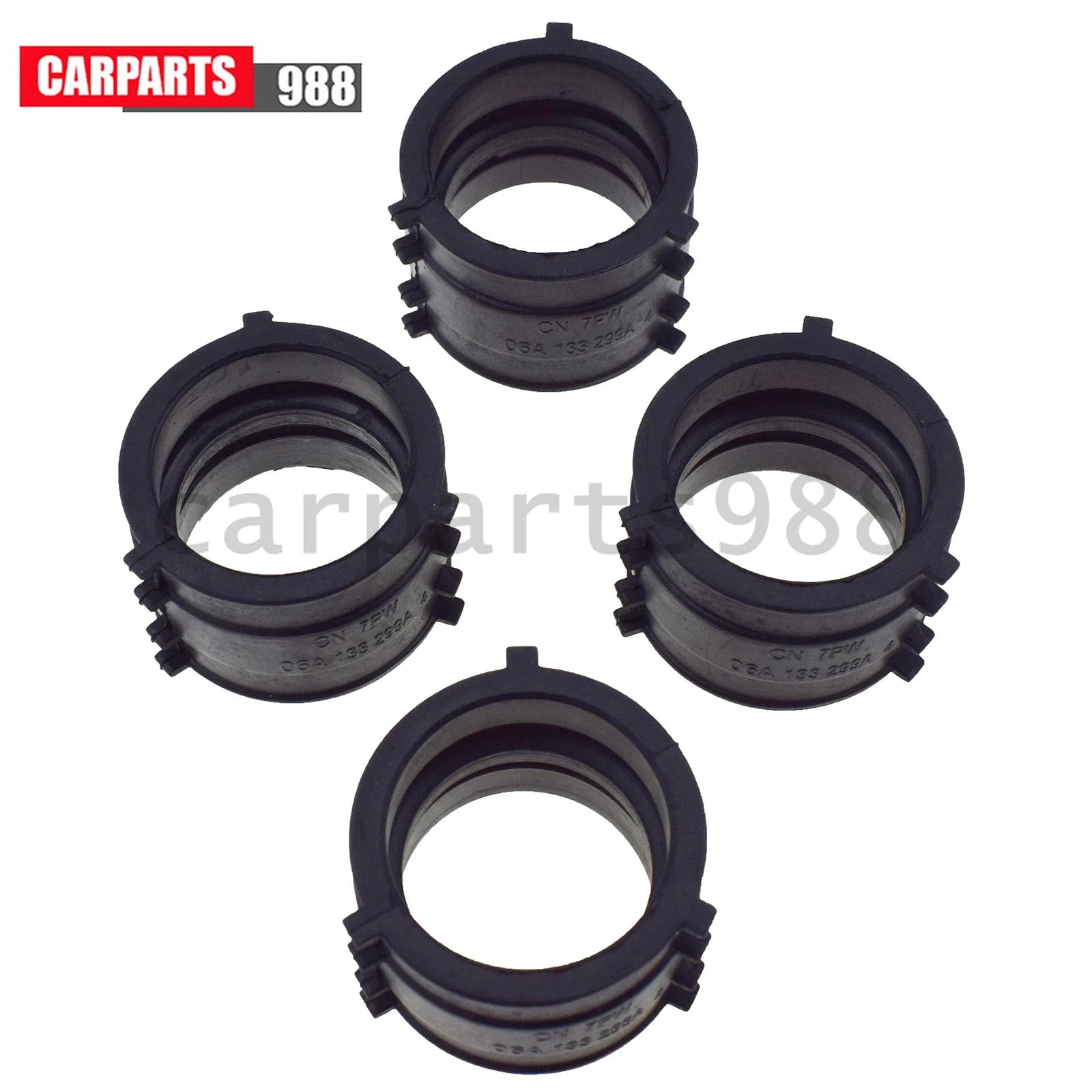 4Pcs Air Intake Hose Seals For VW Passat Audi A6 C5 A4 06B133299C 06B133299A 6B93BC-57