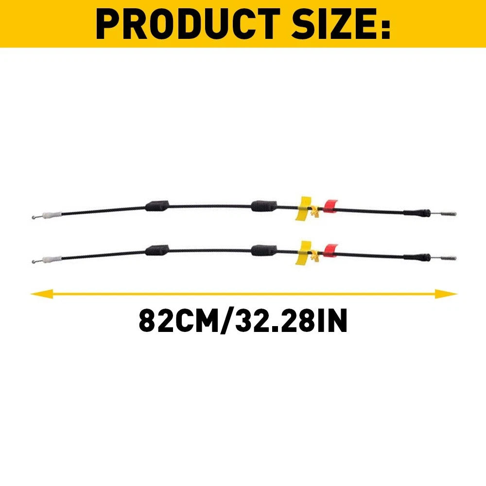 Rear Side Upper&Lower Door Release Latch Cable for 97-04 Ford F-150 Extended Cab 6B93BC-57