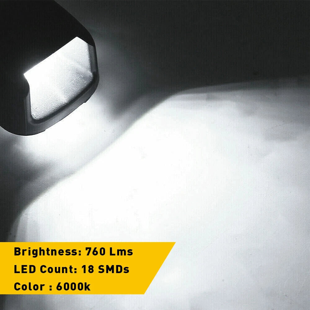 Fit Nissan Frontier 1 Pair License Plate Rear Light Bumper Lamp Housing Cover SE 6B93BC-57