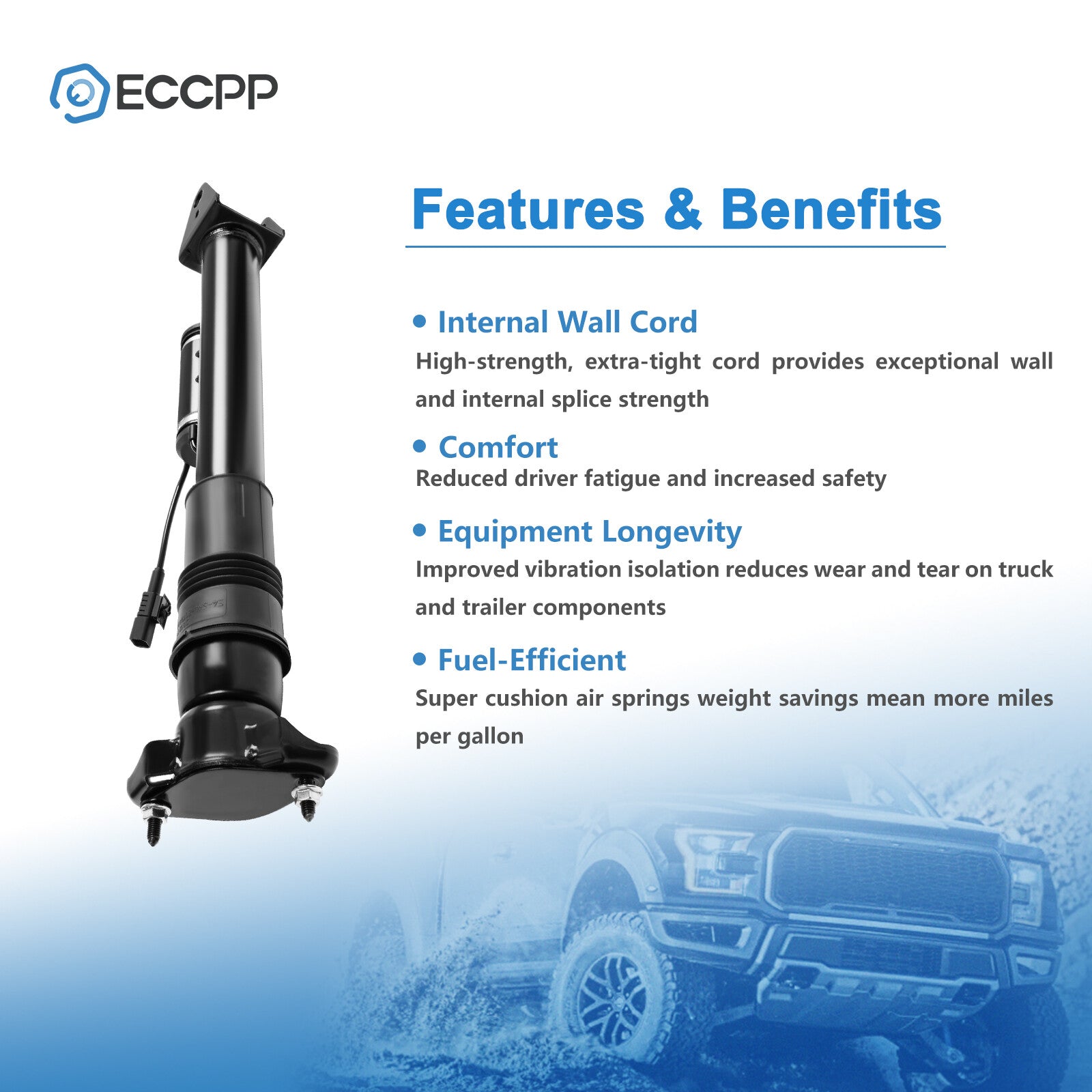 Rear Air Suspension Shock For Mercedes W164 ML350 X164 GL450 GL550 ADS 6B93BC-57