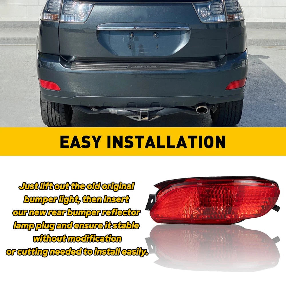 Rear Right Side Marker Bumper Light Red For RX330 Lexus RX350 RX400h 81910-0E010 6B93BC-57