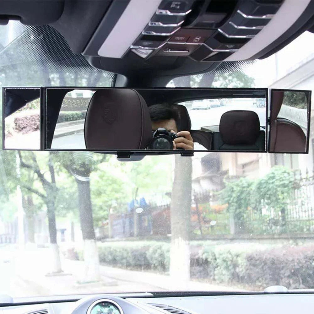 390M Extension Car Interior Rear Mirror View Rearview Wide Angle Blind Spot Long 6B93BC-57
