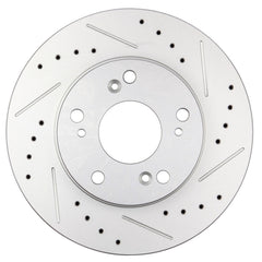 Front Rear Brake Rotors Discs For 2006 2007 2008 2009-2011 Honda Civic Slotted 6B93BC-57