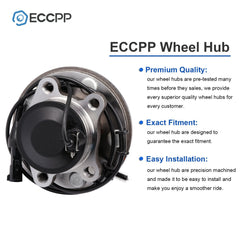 2Pcs Wheel Hub Bearings Front 2WD For 2000-2008 Jaguar S-Type 2004 2005 XJ8 XJR