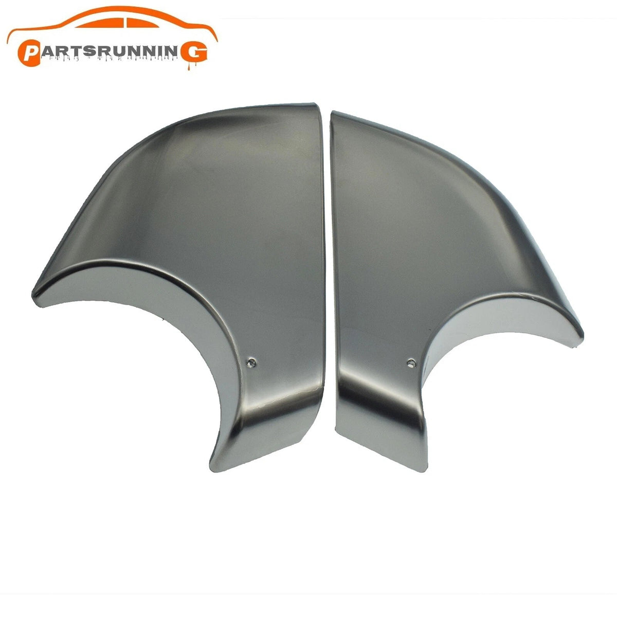 2PCS Chrome Left Right Lower Outer Cover Cap Mirror For 2017-2022 Tesla Model 3 6B93BC-57