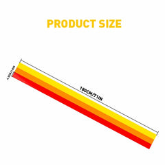 Classic Retro Style Tri-Color Stripe Decal Sticker Side skirt For Toyota/Lexus A 6B93BC-57