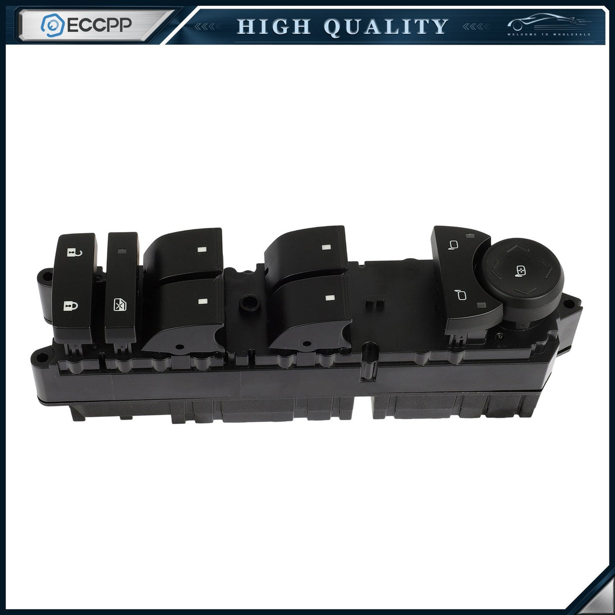 For 2006-2011 Buick Lucerne Front Left Power Window Switch 15912163 6B93BC-57