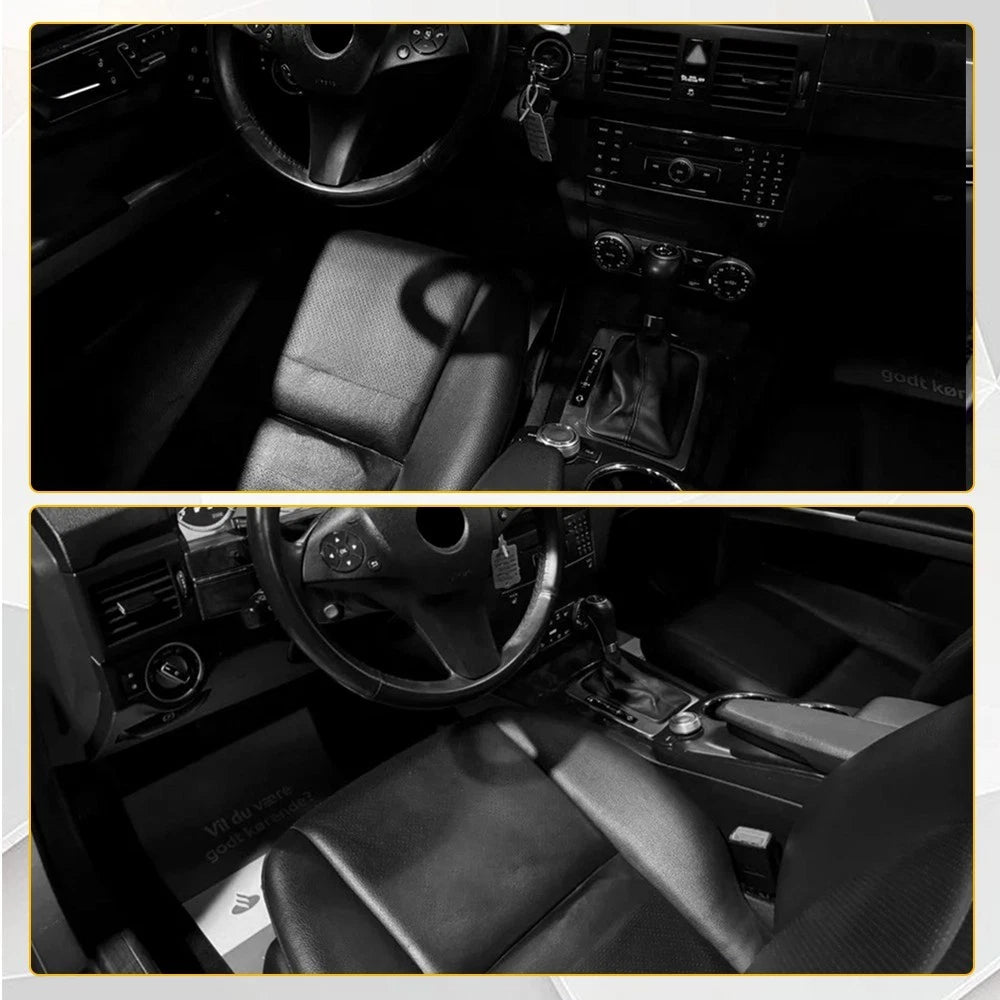 Driver Passenger Bottom Leather Seat Cover For 08-14 Mercedes Benz C250 300 350 6B93BC-57