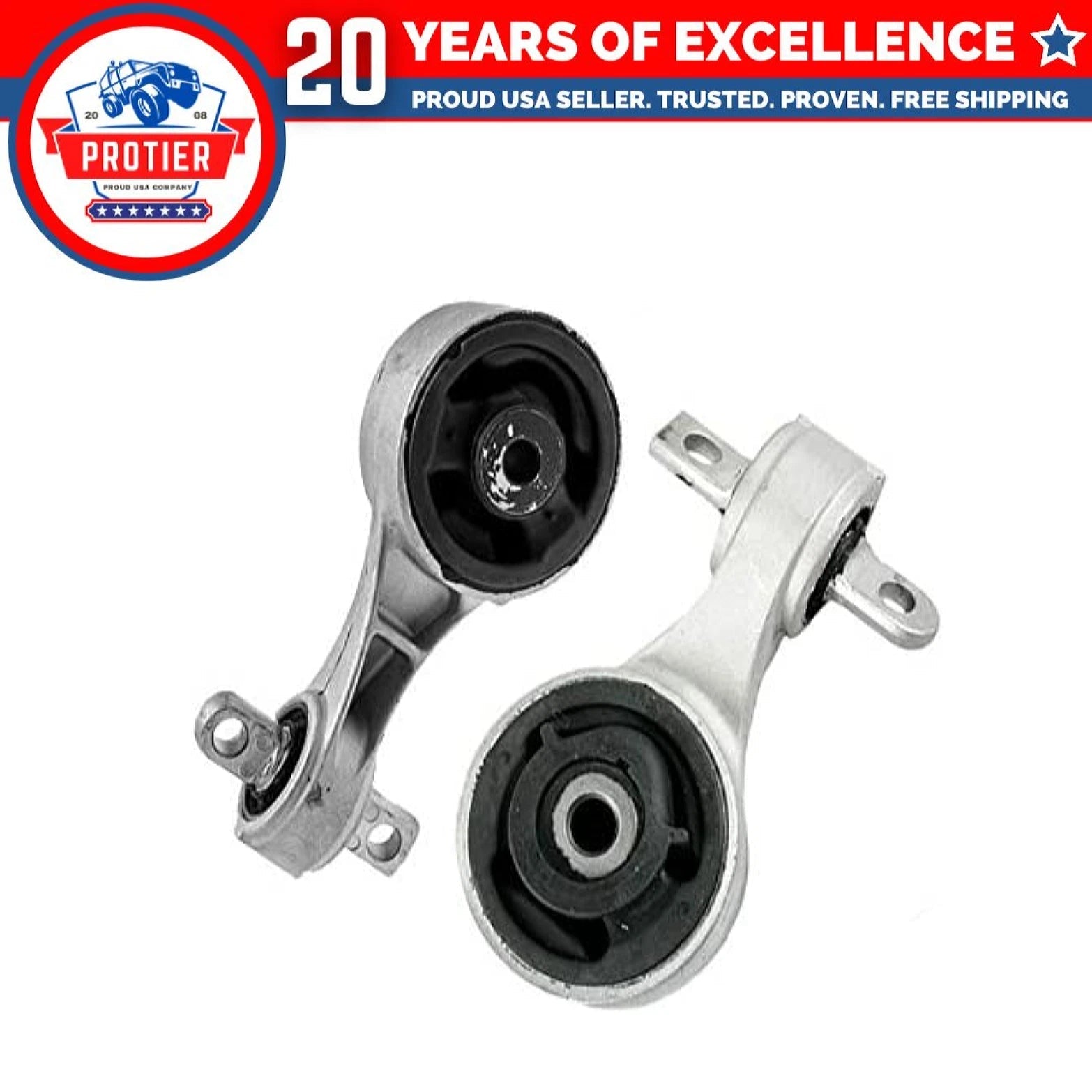 Fits 2012-2015 Acura ILX/Honda Civic 2.4L Upper & Low Torque Strut Mount 2pc : 6B93BC-57