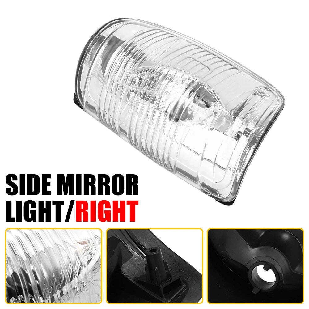 FOR 2015 - 2021 FORD TRANSIT 150 250 350 HD PASSENGER MIRROR TURN SIGNAL LIGHT A 6B93BC-57