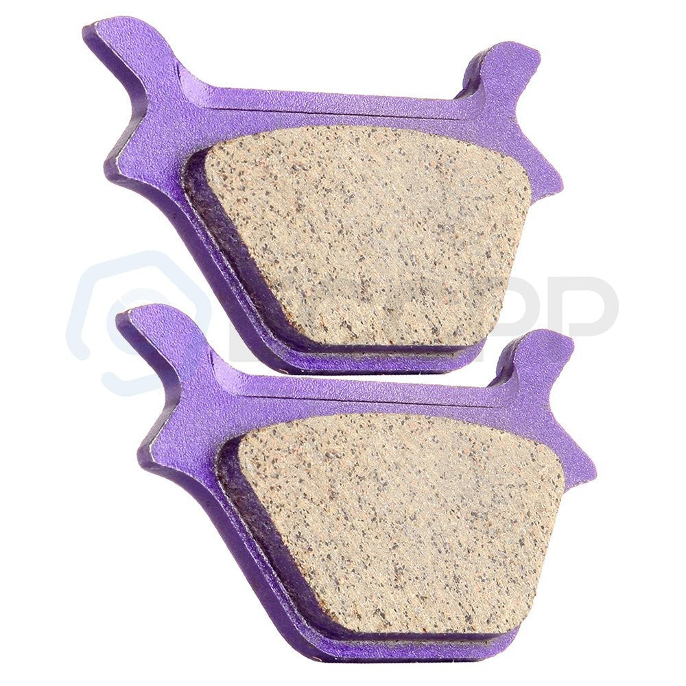 2 Pair Brake Pads For 1993-99 Harley-Davidson Low Rider FXDL Dyna Carbon Fiber 6B93BC-57