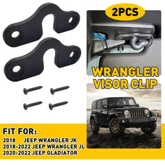 FOR 2018 JEEP & ER JK JL GLADIATOR WRANGLER BLACK Sun Visor Driver Passenger 6B93BC-57