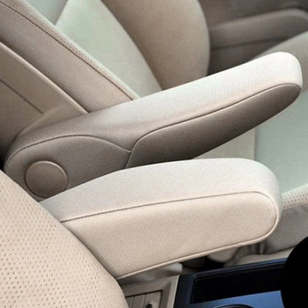 Pair Beige Leather Front Seat Armrest Replacement Cover Fit Honda CR-V 2010-2011 6B93BC-57