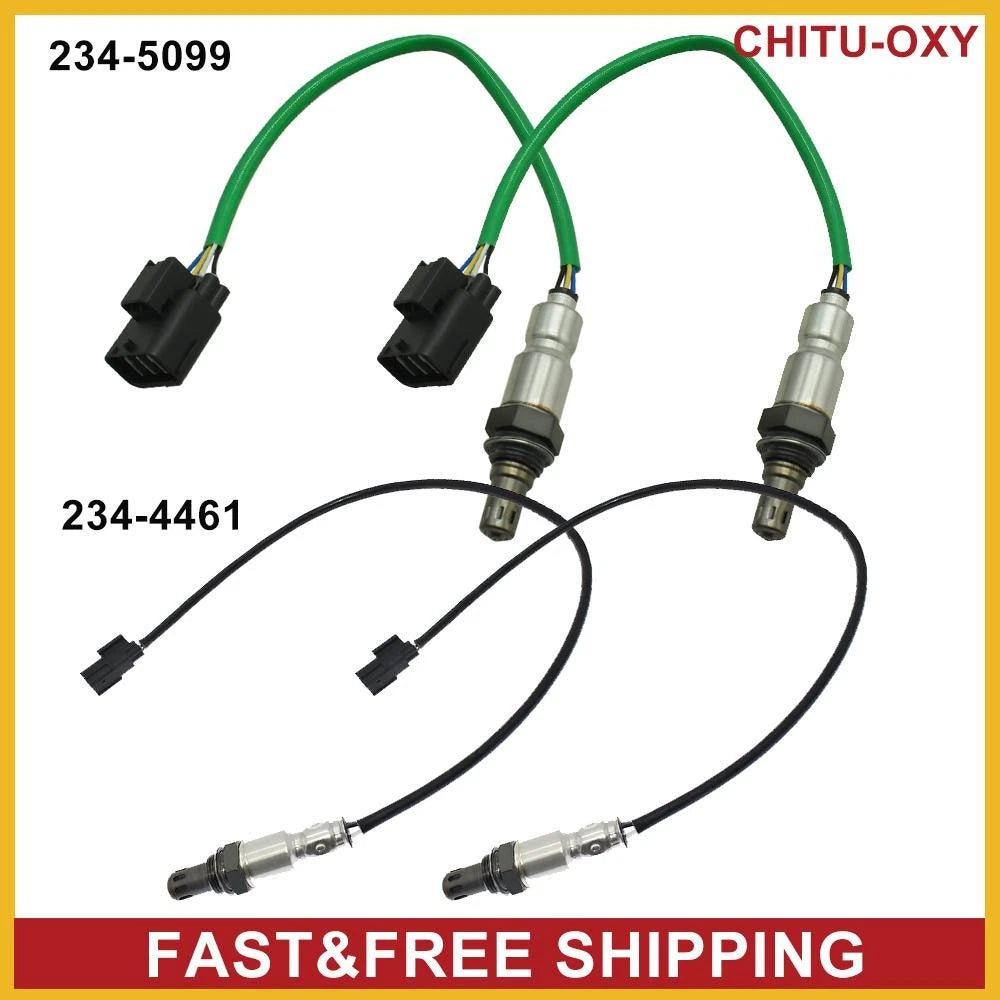 4PCS Up+Downstream Oxygen O2 Sensor For Honda 2008 2009 2010 Accord 3.5L-V6 6B93BC-57