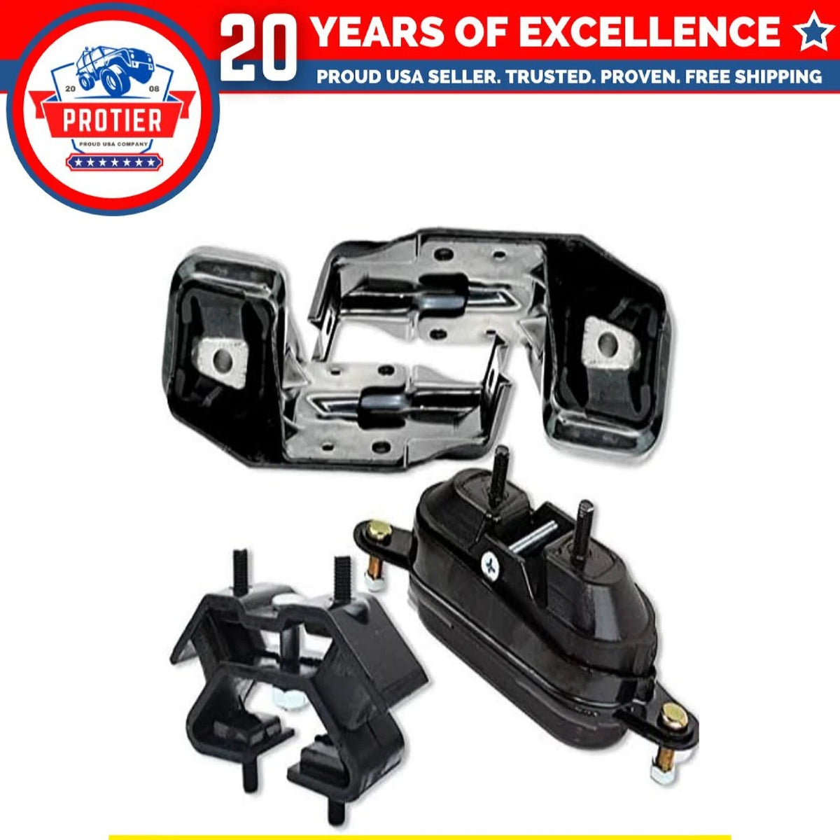 Fits 1997-2005 Buick Century 3.1L Engine Motor & Trans Mount Set 4pcs 6B93BC-57