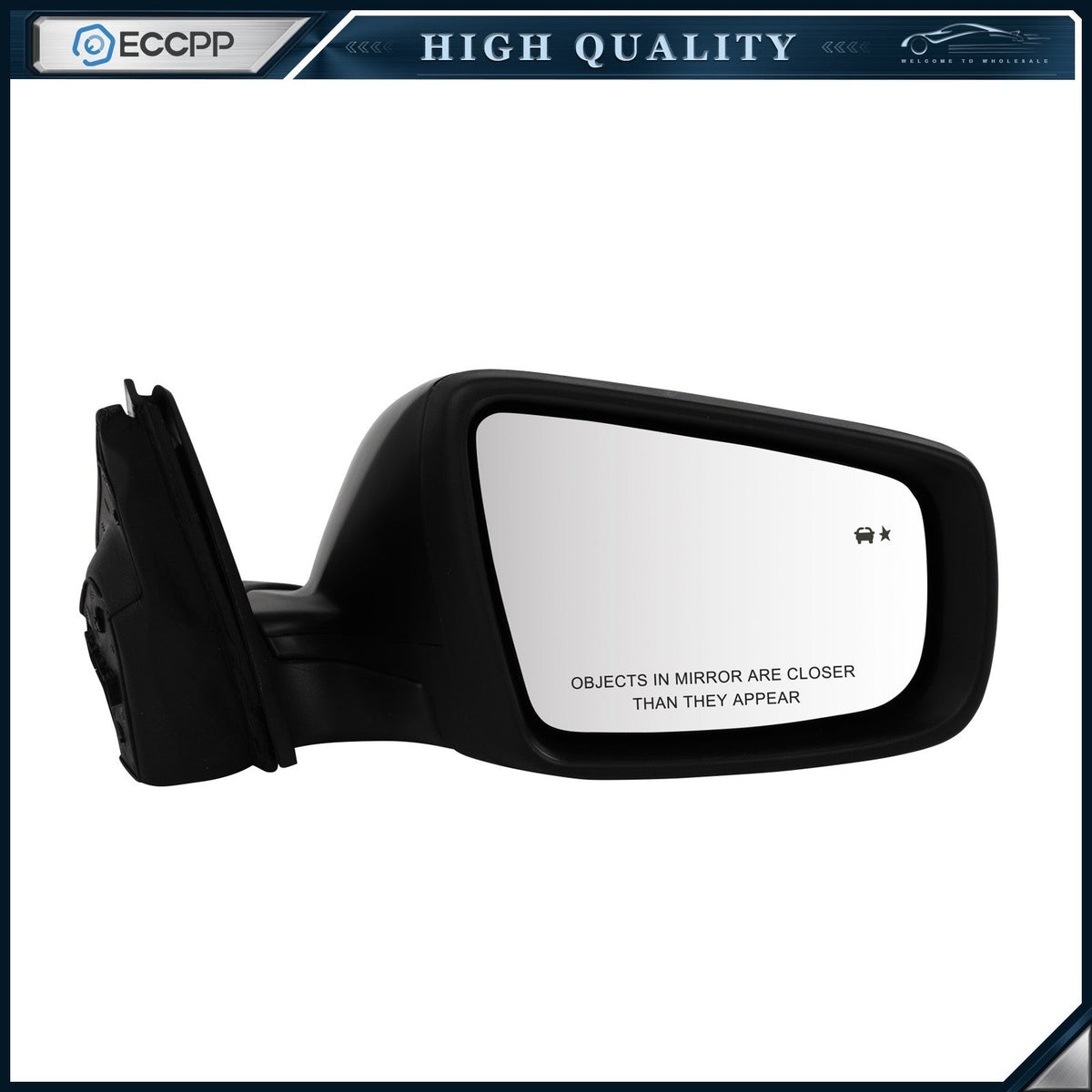 Right Side Mirror Fits 2010-2013 Buick Lacrosse w/Side Object Sensor 6B93BC-57