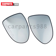Pair Left Right Non-Heated Mirror Glass w/ Backing Plate For Kia Rio 2012-2017 6B93BC-57