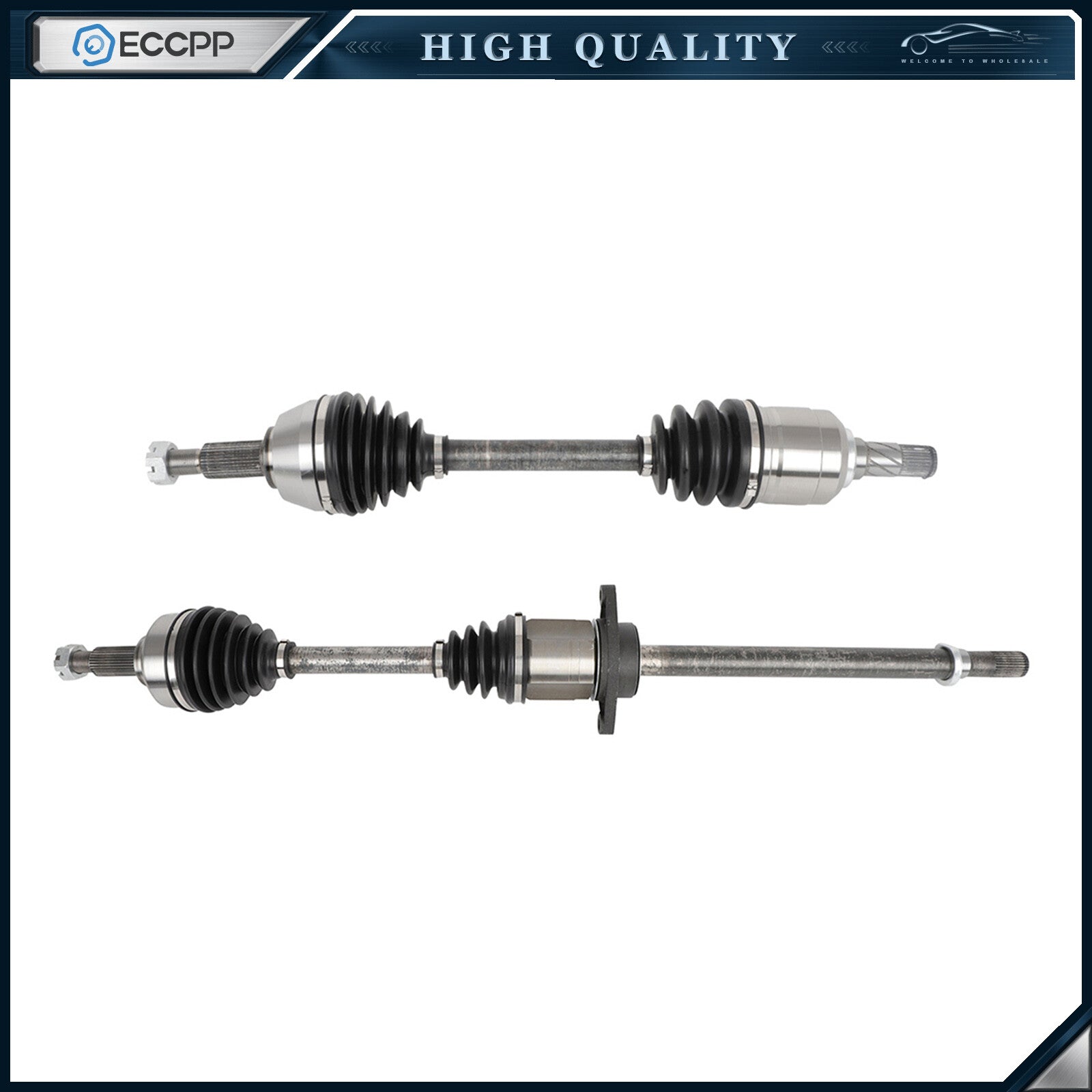 2x Front FWD for Nissan Murano 2009-2014 V6 3.5L Left & Right Side CV Axles 6B93BC-57