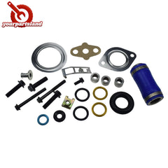 For 2003-2010 Ford Powerstroke Diesel 6.0L Intake Manifold Gasket Set Blue Hose 6B93BC-57