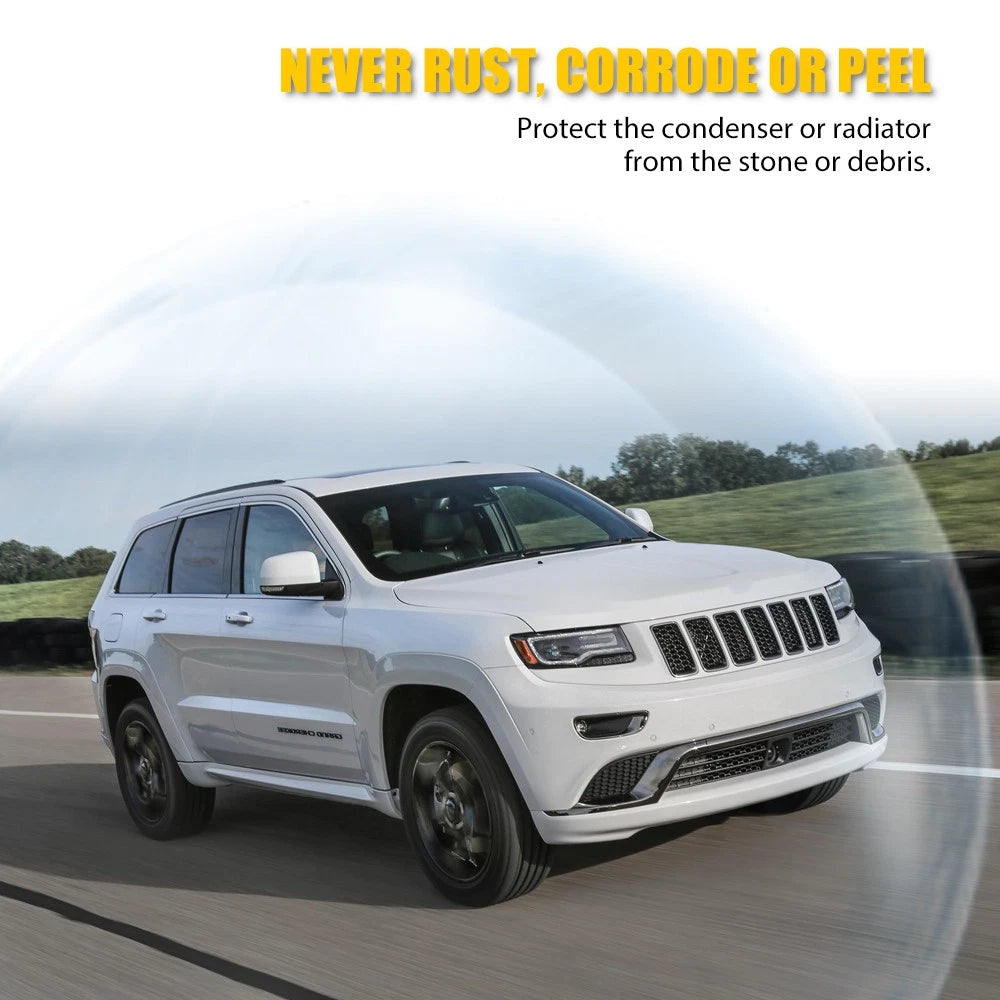 Black Honeycomb Grille w/Mesh Insert Kit for Jeep 2014-16 Grand Cherokee EOA 6B93BC-57