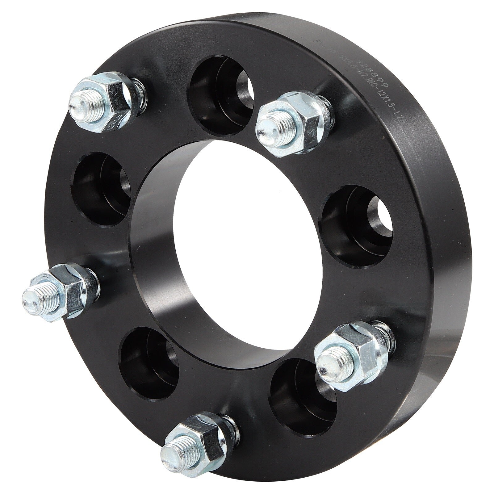 4 Pcs 1.25" 5x4.75 to 5x5.5 Wheel Adapters 12x1.5 For Chevy 5x120.65 to 5x139.7 6B93BC-57