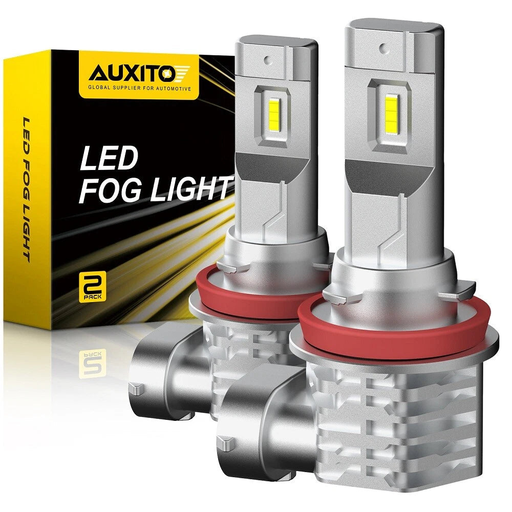 AUXITO LED Fog Light Bulb H11 High Power Lamp 6500K White Foglight Bulbs DRL Kit AUXITO