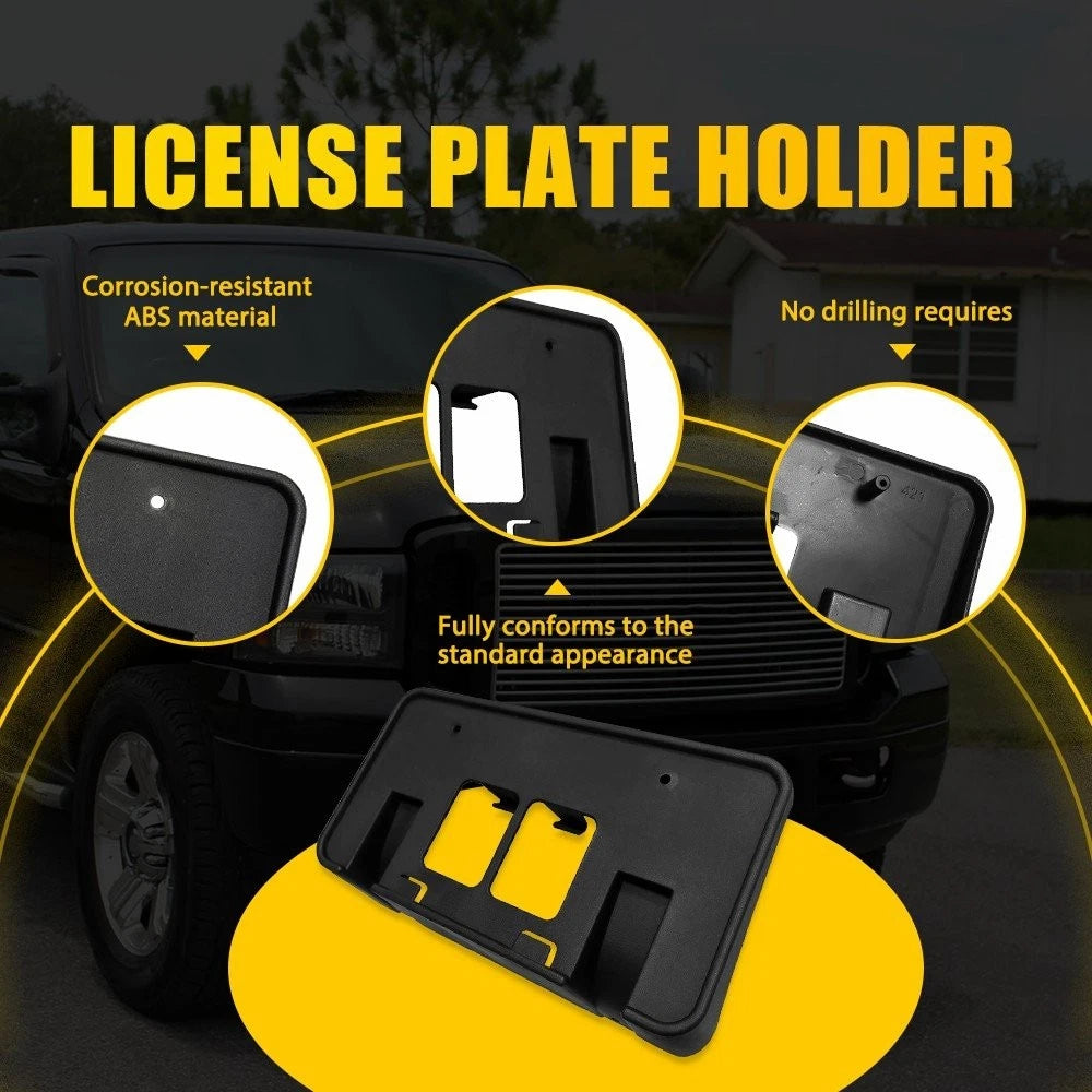 Front License Plate Bracket For 2005-2007 Ford F-250 F-350 F-450 Super Duty EOA 6B93BC-57