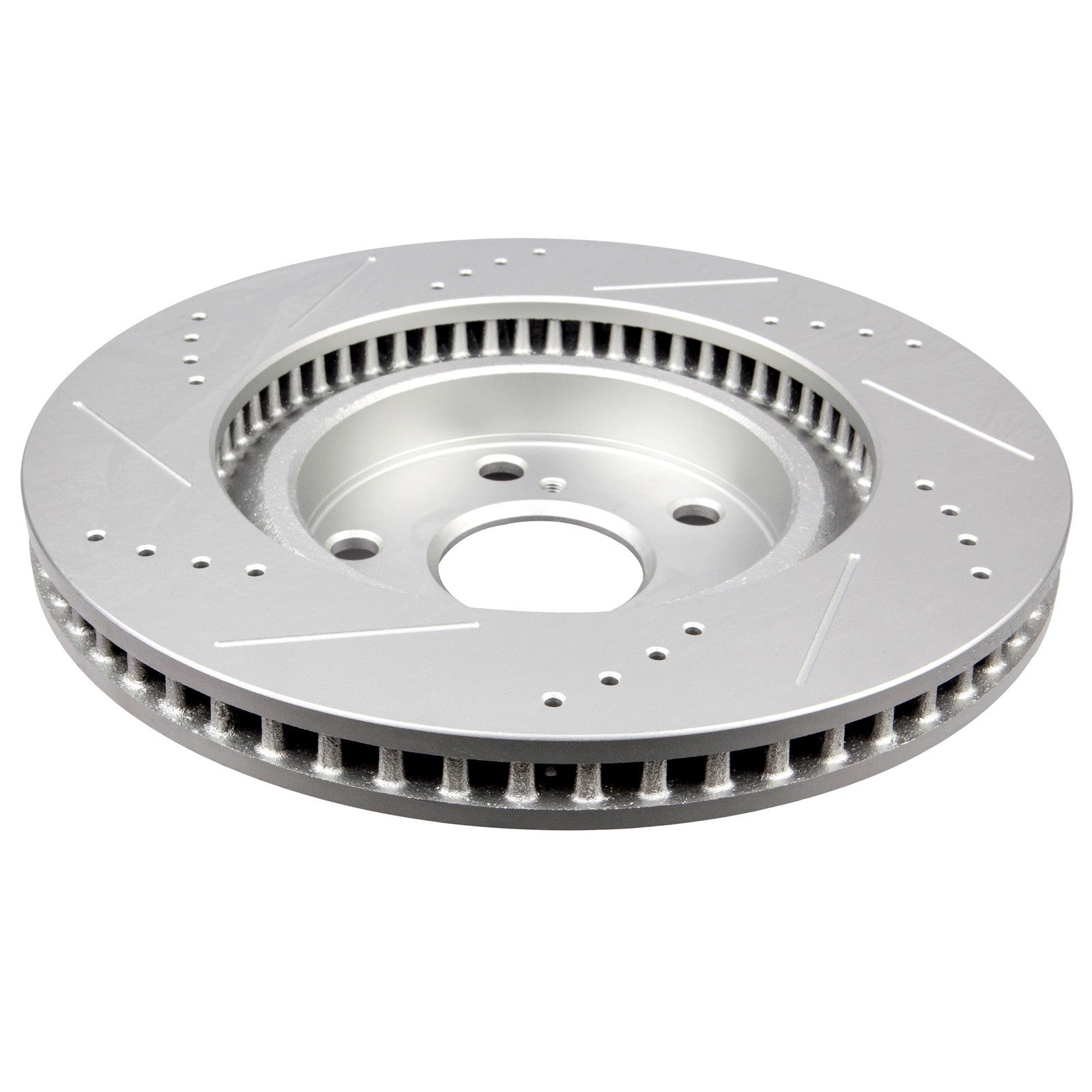 Front Drilled Slotted Brake Rotors Black Pair 2 for Toyota RAV4 Camry Scion tC 6B93BC-57