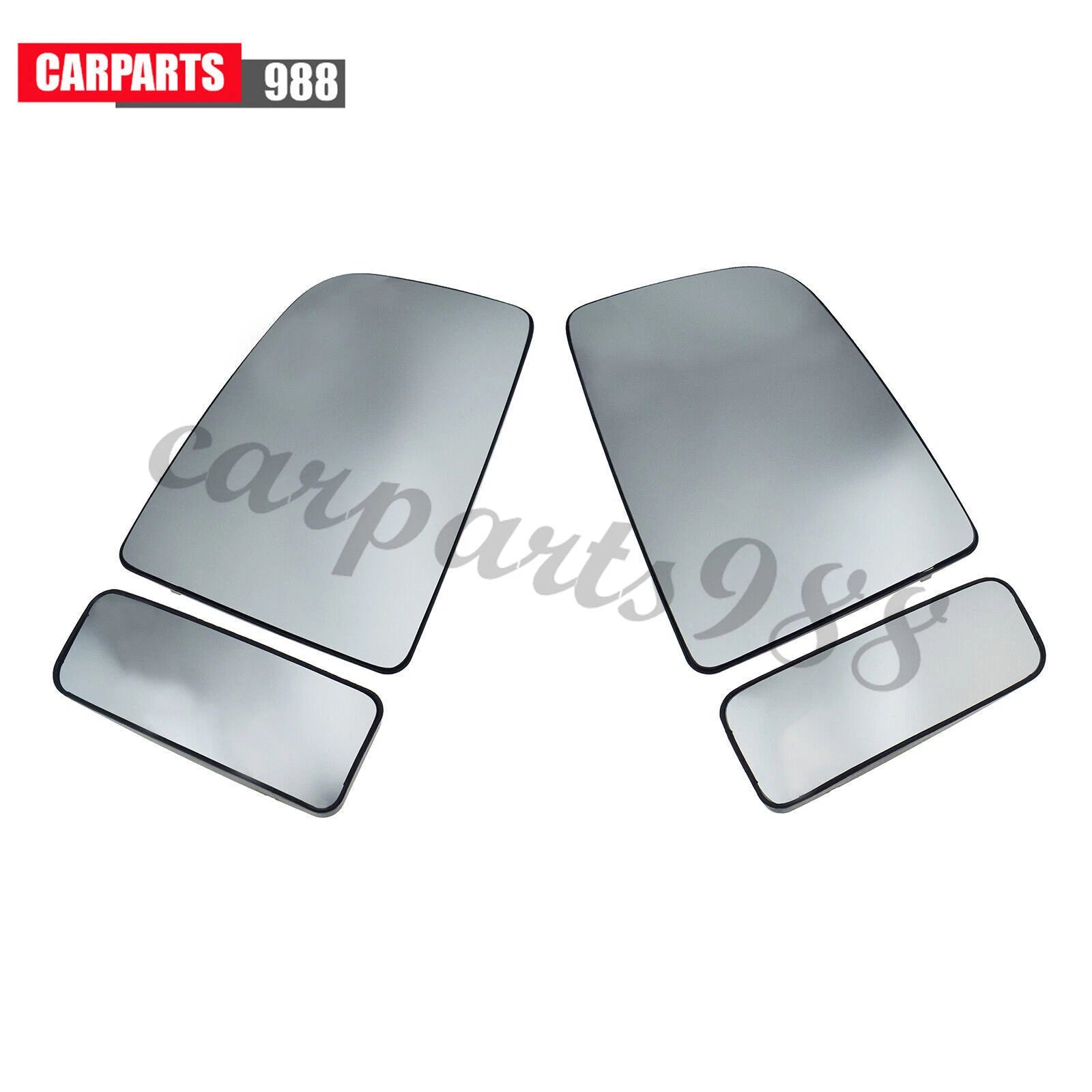 4Pcs Left Right Upper Lower Rearview Mirror Glass Heated for Sprinter 2500 3500 6B93BC-57