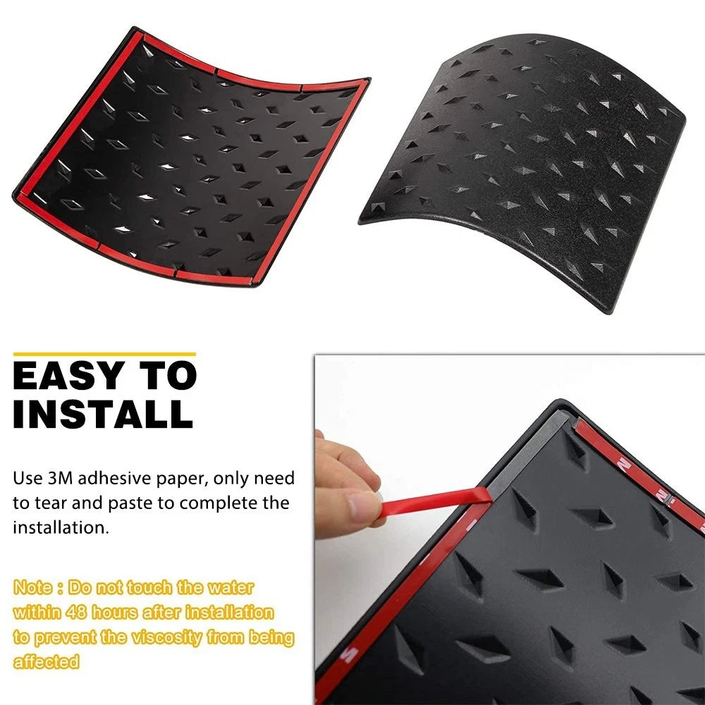 For 2007-18 Jeep Wrangler JK Body Cowl Armor Cover Trim Exterior Accessories 2PC 6B93BC-57