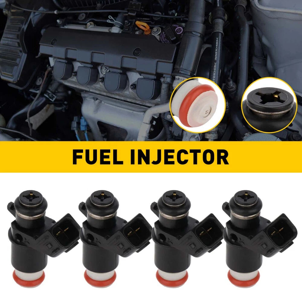 4 Fuel Injectors For Honda Civic 1.7L DX EX HX LX 2001 2002 2003 2004 2005 US 6B93BC-57