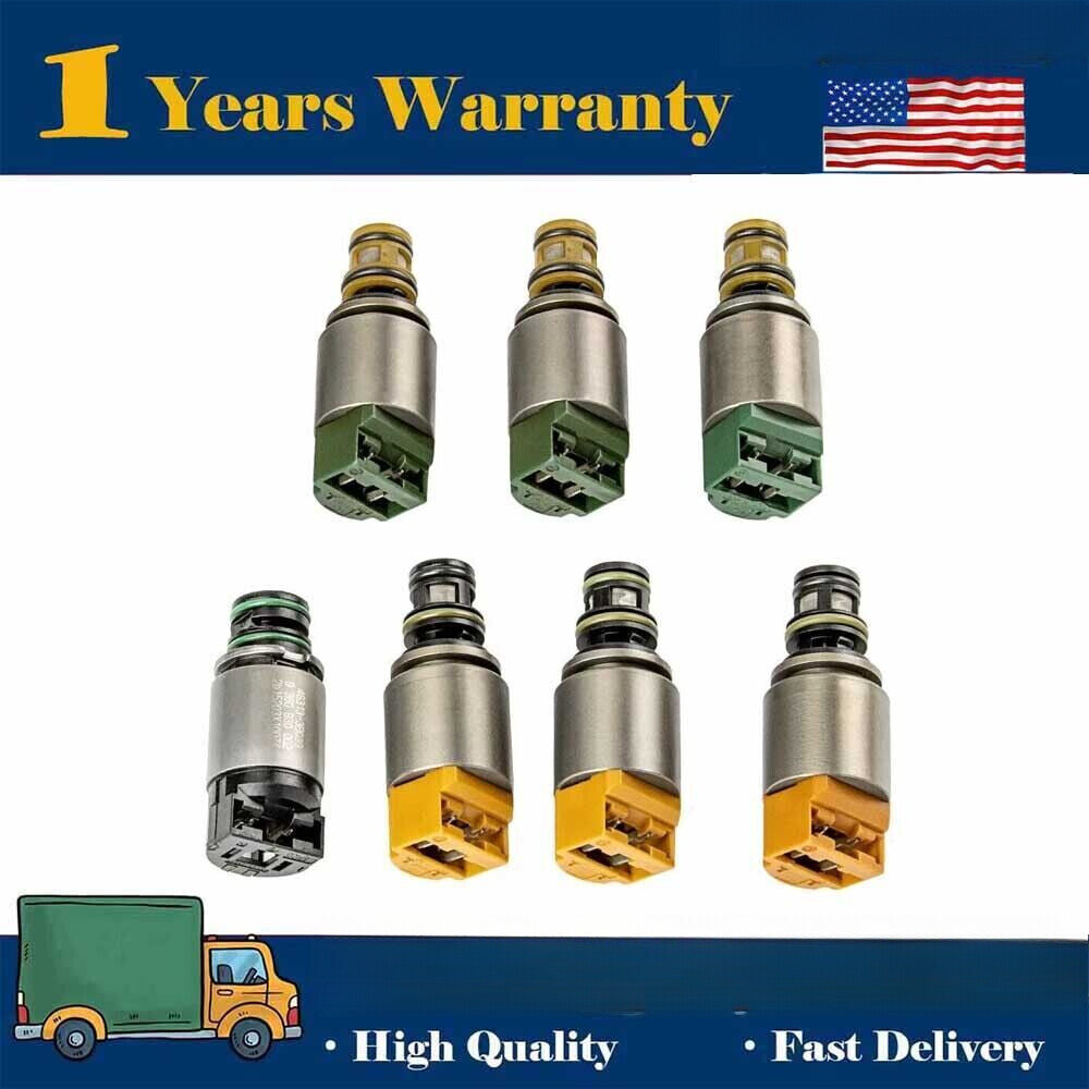 7x 6HP19 6HP26 6HP32 TRANSMISSION SOLENOID KIT Fit FOR BMW X3 X5 AUDI A6 A8 Q7 6B93BC-57