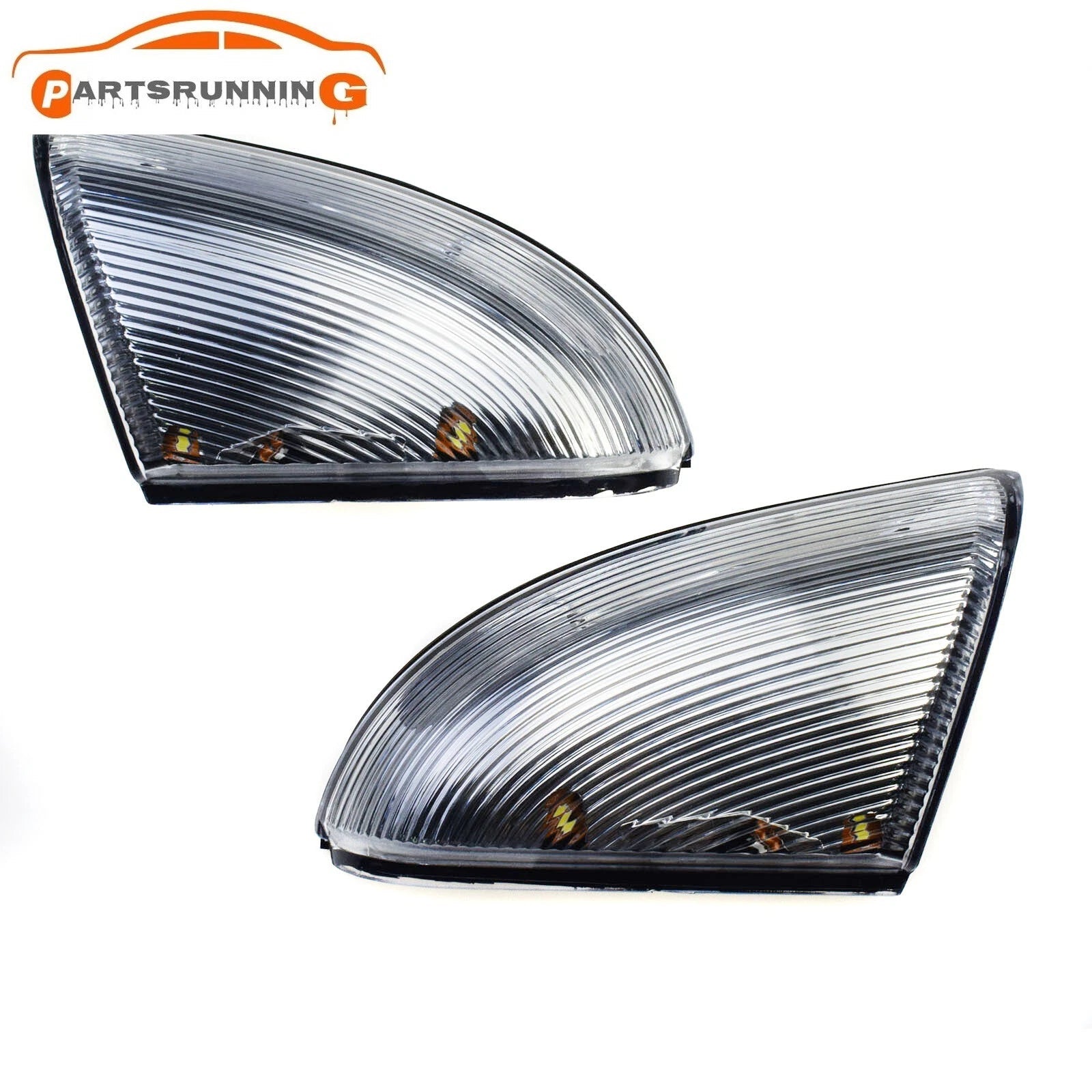 Pair Front Mirror Turn Signal Light Lamp For 2009-14 Dodge Ram 1500 &10-14 2500 6B93BC-57