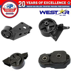 Motor & Trans Mount 4PCS Set Compatible for 1991-1994 Nissan Sentra 1.6L Manual 6B93BC-57