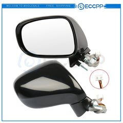 ECCPP For 06-08 LEXUS IS250/350 LH & RH Side Black Foldaway Power Heated Mirrors 6B93BC-57