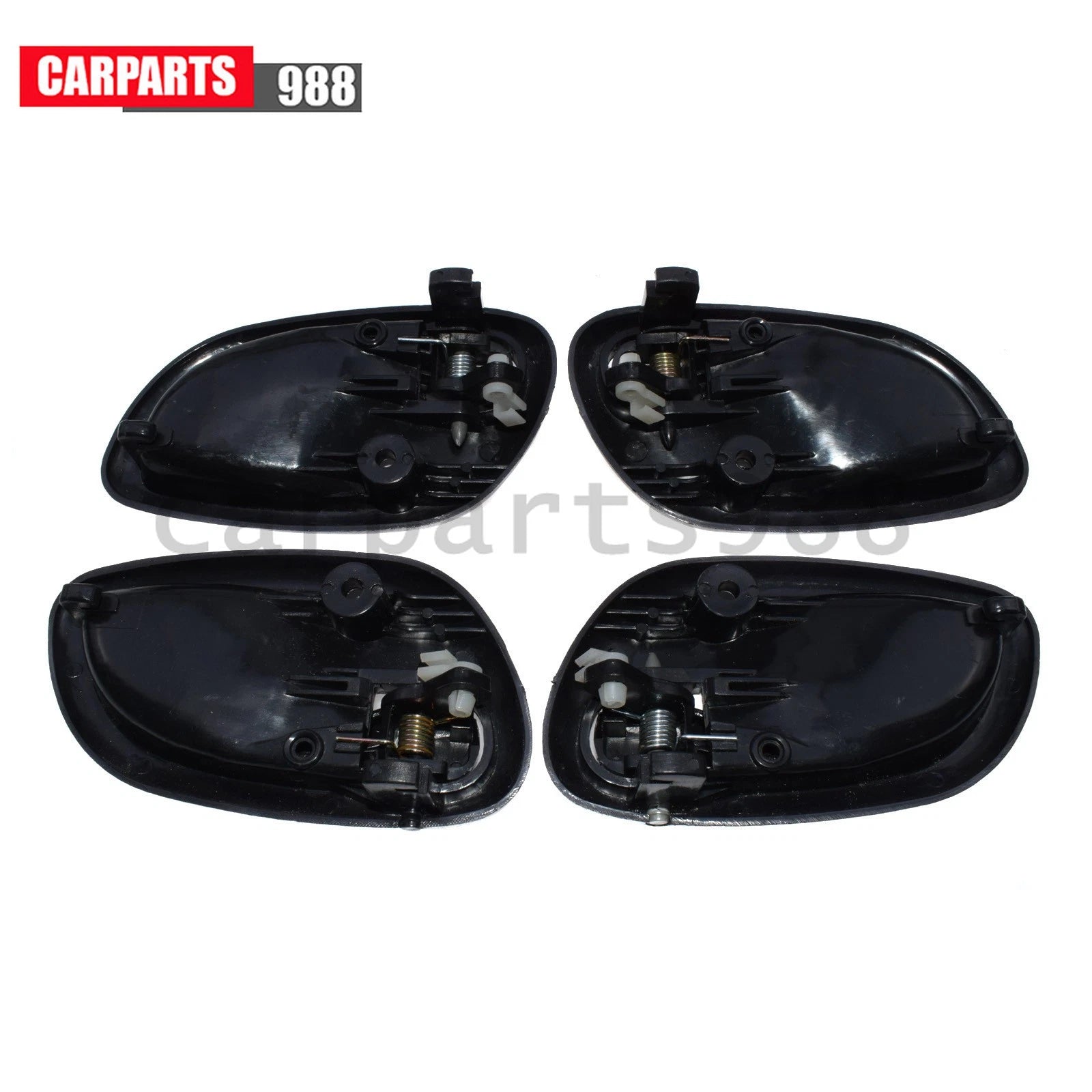 4Pcs Left Right Interior Door Handle Black For Chevy Tracker Suzuki Grand Vitara 6B93BC-57