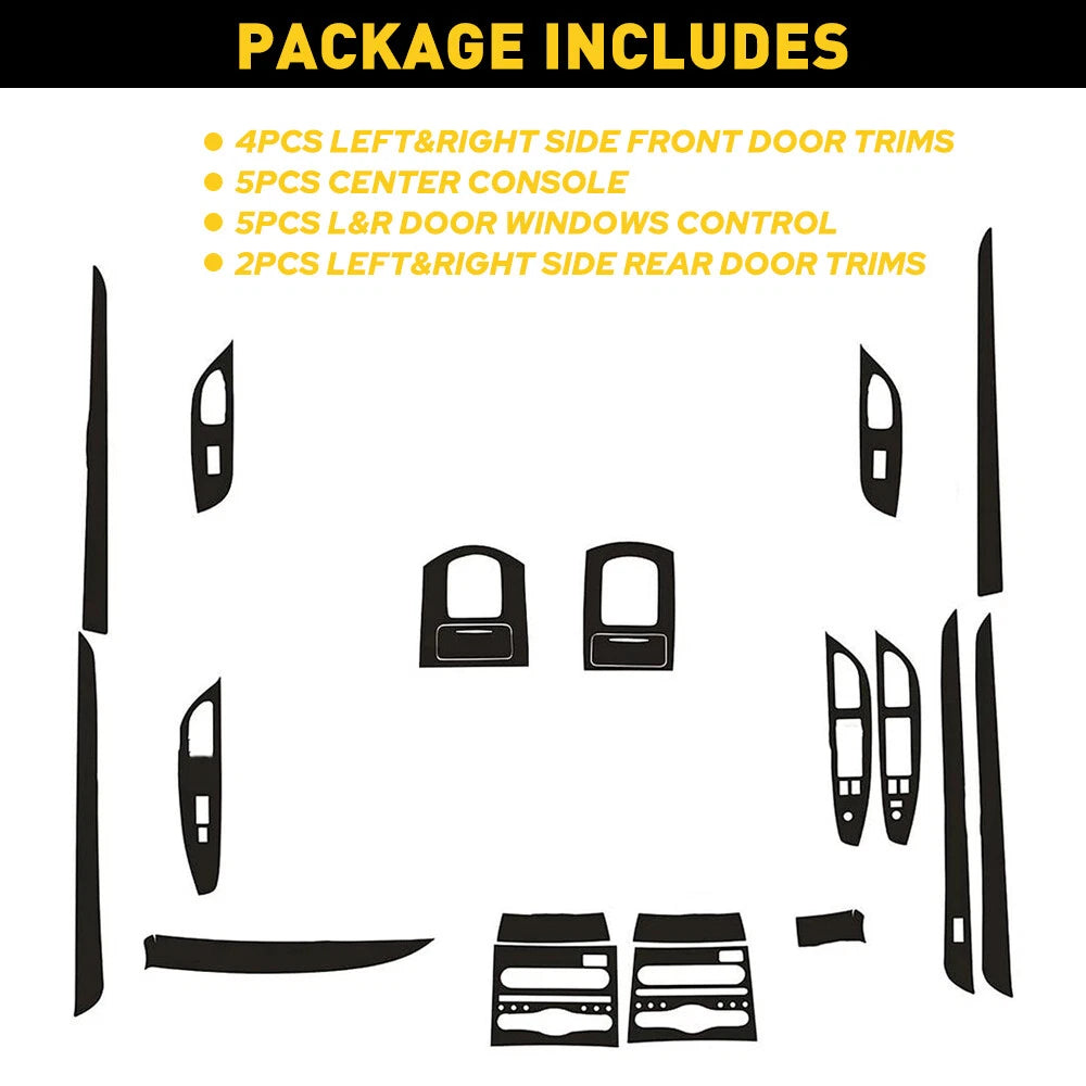 Carbon Fiber Full Interior Kit Cover Trim For Infiniti G37 Sedan 2010-2013 EOA 6B93BC-57