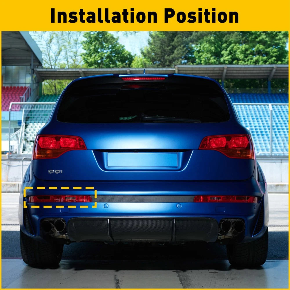 Left Driver Rear Bumper Tail Light Lower Reverse Lamp For Audi Q7 2006-2015 EOA 6B93BC-57